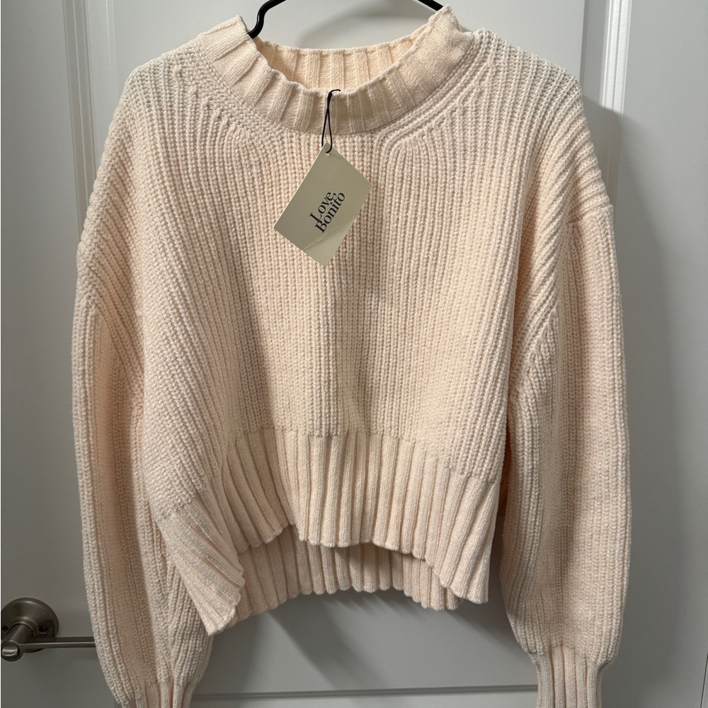 Cropped Knit Sweater - Picture 2 of 2